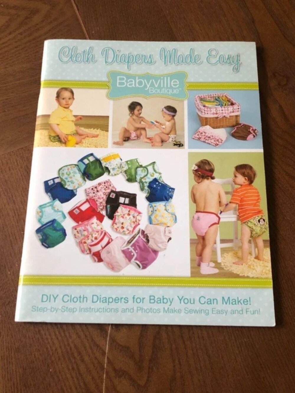 Cloth Diapers made easy sewing patterns book
